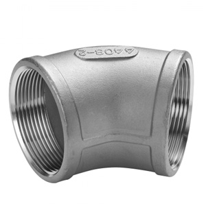 Alloy 20 45° Threaded Elbow