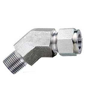 Duplex Steel S31803/S32205 45 Degree Male Elbow Tube Fittings