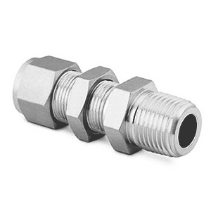 Inconel Alloy 600 Bulkhead Male Connector Tube Fittings