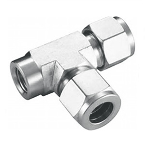 ASTM B366 Inconel 600 Female Run Tee Tube Fittings