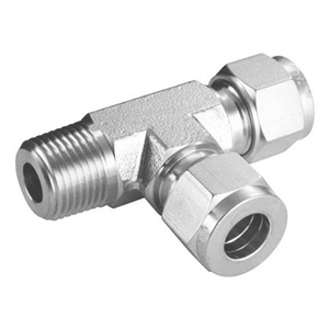 ASTM B366 Inconel 600 Male Run Tee Tube Fittings