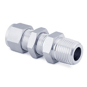 Monel Alloy 400 Bulkhead Male Connector Tube Fittings