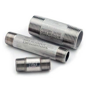 Monel Alloy 400 Threaded Pipe Nipples