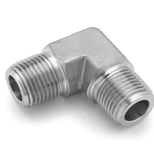 ASTM B363 Titanium Gr.2  Male Elbow Tube Fittings